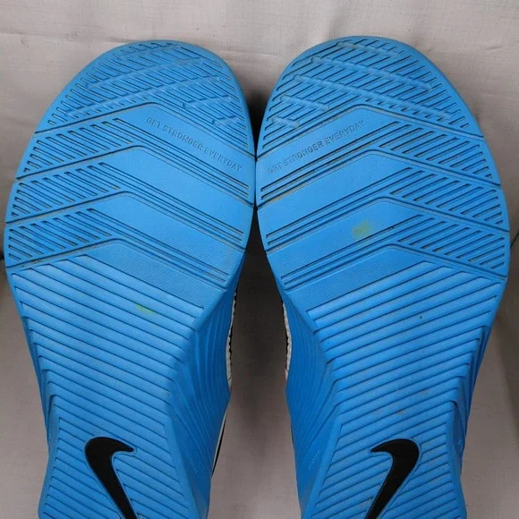 Nike Metcon 6 Mens Training Shoes Black Blue Flash Crimson CK9388-070 Size 10 - Picture 11 of 13